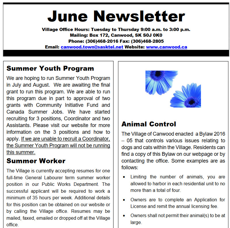 JuneNewsletter